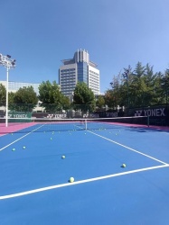 丙烯酸球场起砂、开裂问题的解决之道